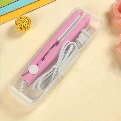 Mini Easy Hair Straightener Electric Pink