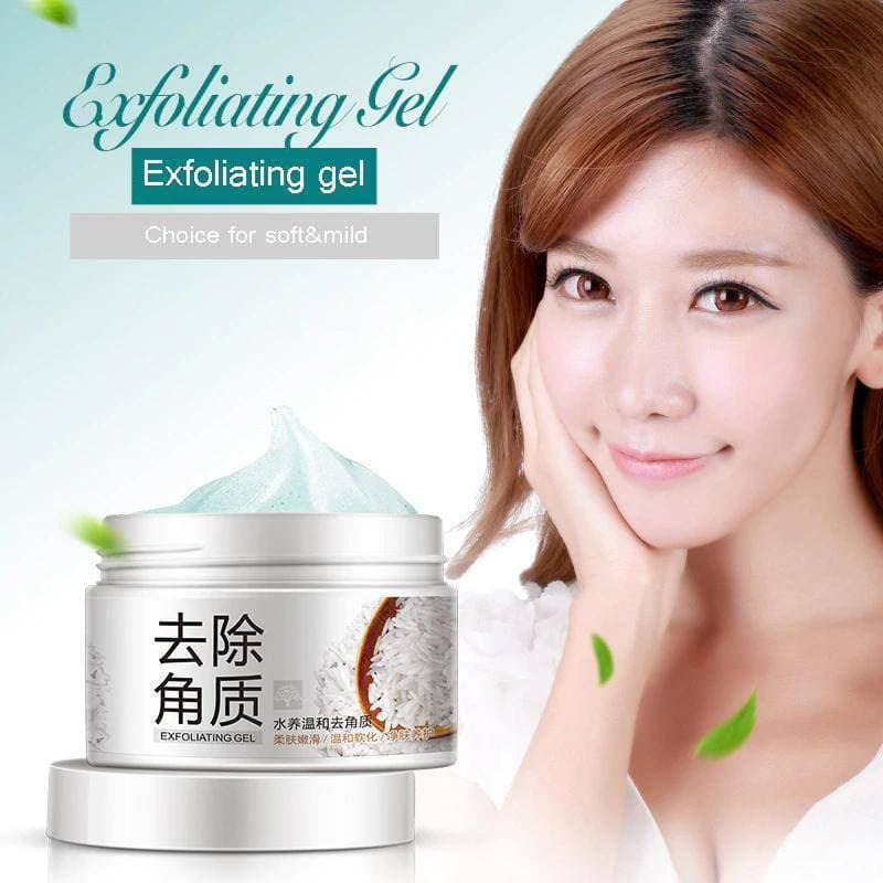 BIOAQUA Deep Exfoliator Gel Scrub Smooth Moisturizing Skin Care Whitening Rice Gel