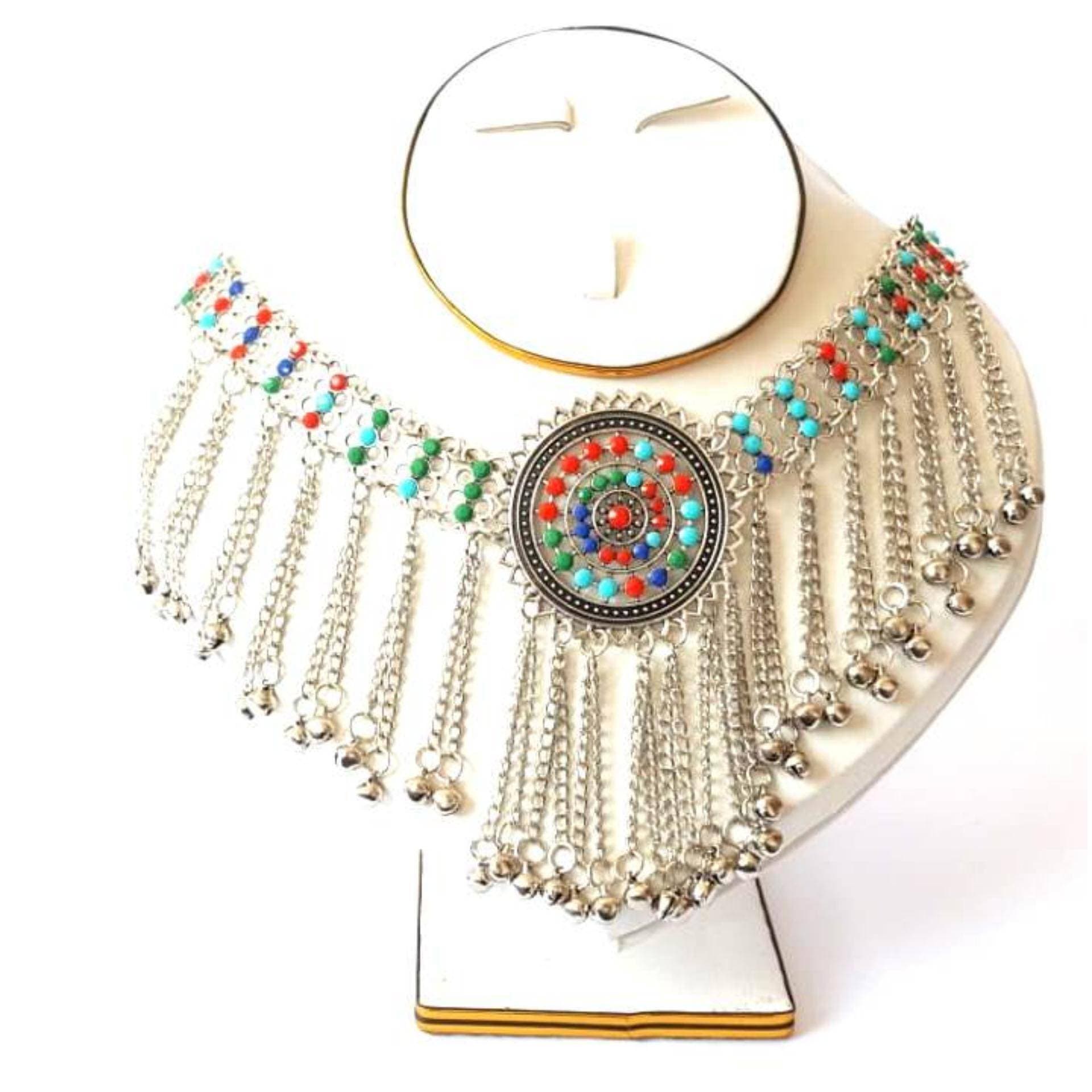 Drop Chain Multicolor Neckalce for Women