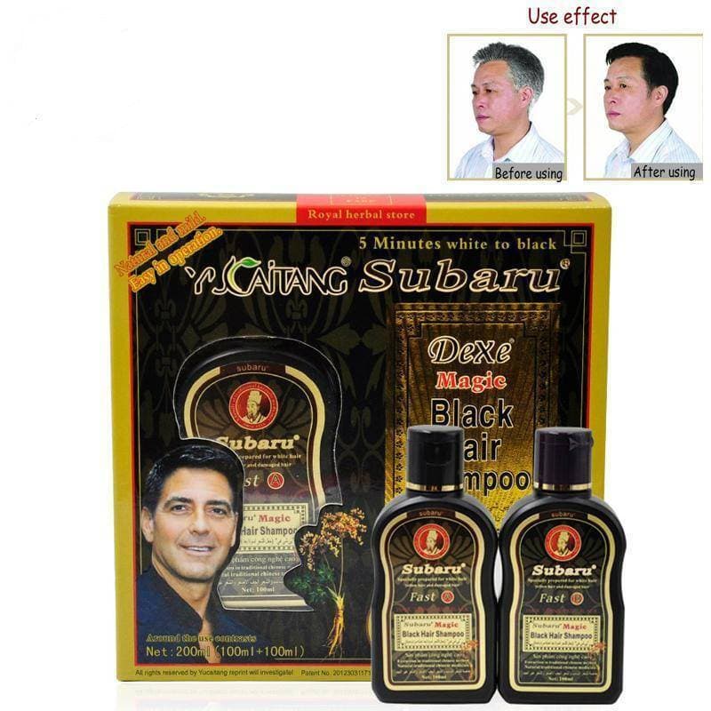 Subaru Black Hair Magic Shampoo - 400ml