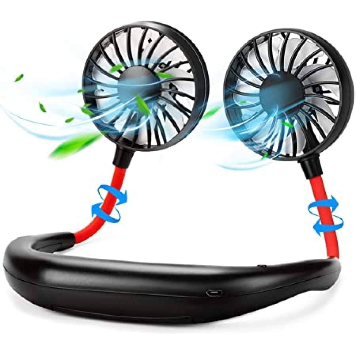 Handheld Fan Wearable Portable Neckband Mini Fan Usb Chargeable