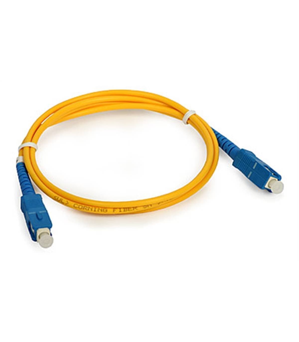Net Link Sc To Sc Fiber Optic Patch Cord 20 Meter - Yellow