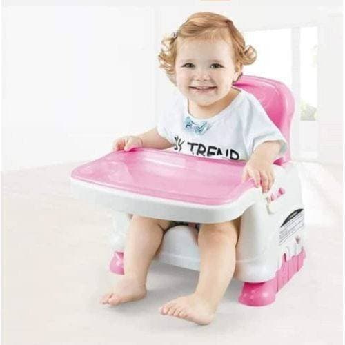 Baby Portable Space Saver High Chair Toddler Seat  - Pink
