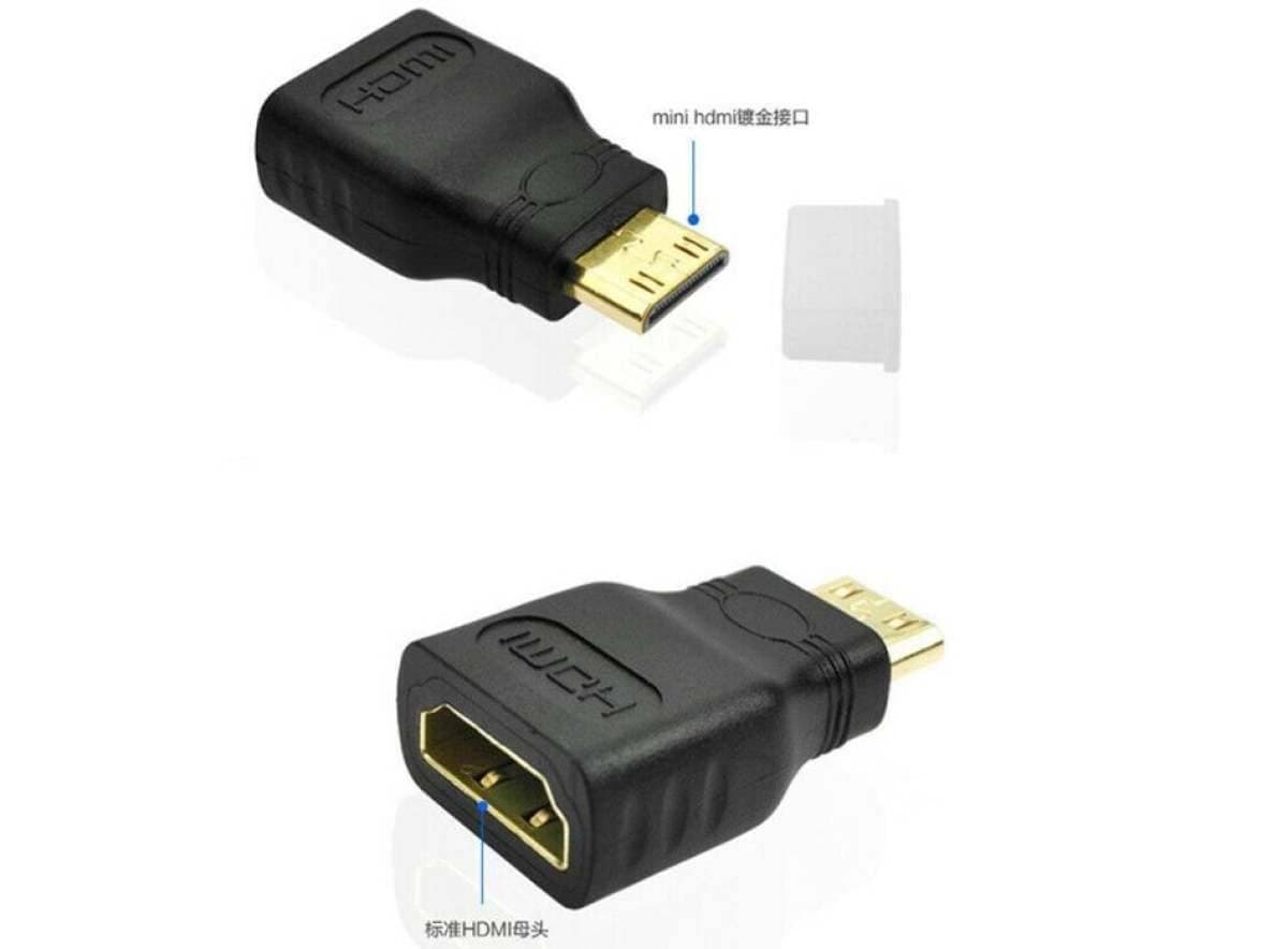 Mini HDMI Male To Female Adapter Convertor Lead