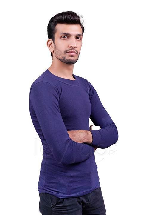 Winter Inner Wear Shirt For Adults - Blue