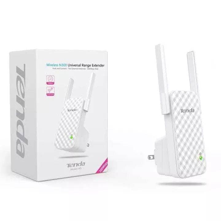 Tenda A9 Wireless Range Extender Router - White