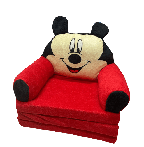 Multi-Function Folding Kids Sofa - Red