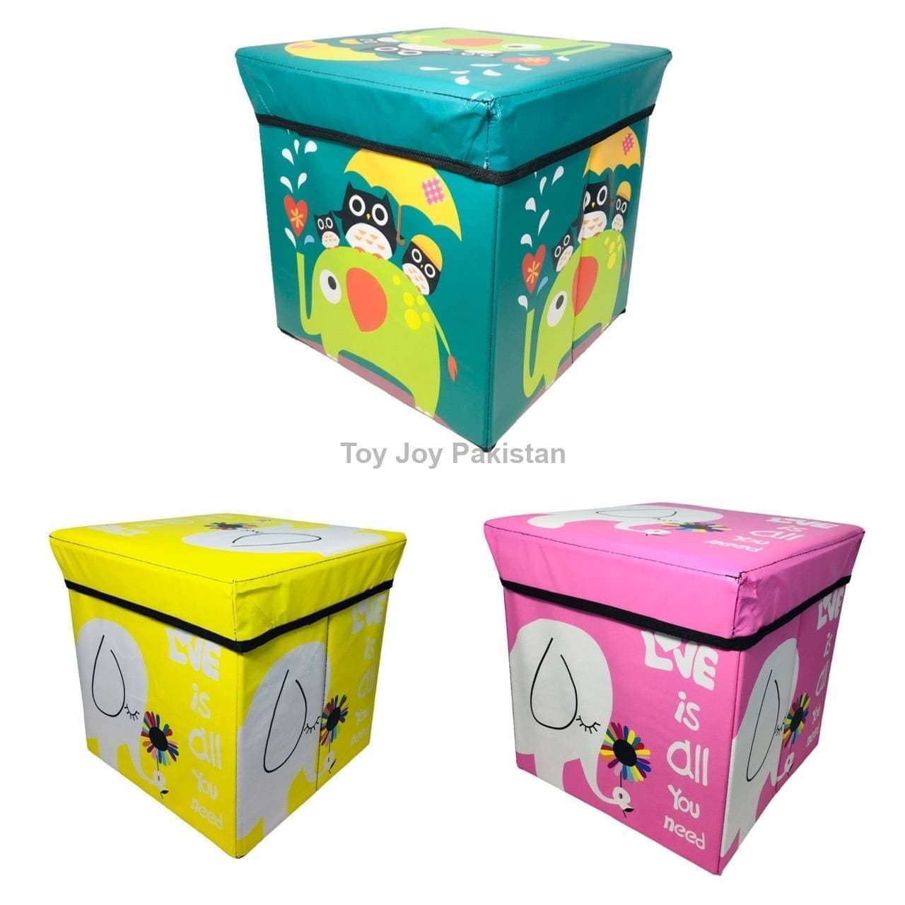 1705 Storage Box Kids Toy Box With Animal Motif Limited 1ft x1ft