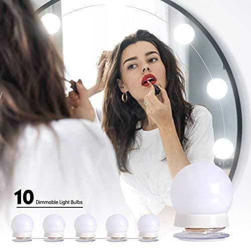 Hollywood Style LED Vanity Mirror Lights Bulbs - 10 LED