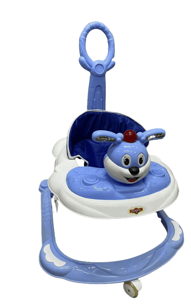 Kids Baby Walker 2 In 1 Walker Stiller With Handle  Music Hight Adjestable Comfortable Seat