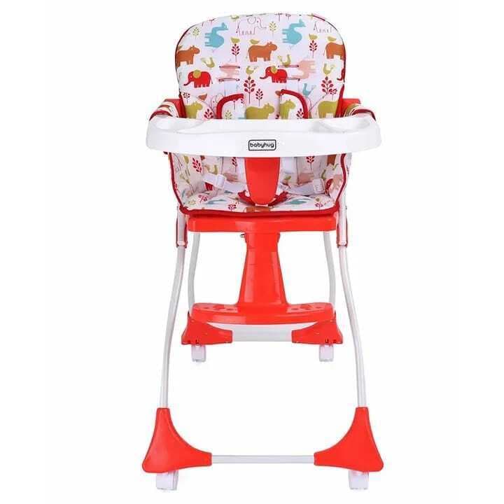 Baby Chair With Tray - Red