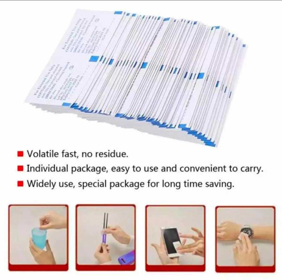 200 Pcs Alcohol Swab Long Expiry Isopropyl 70% Alcohal Swab
