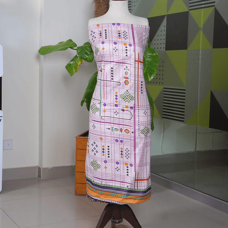 Teemoji 1 Piece Cotton Cambric Unstitched Kurti- CC-04