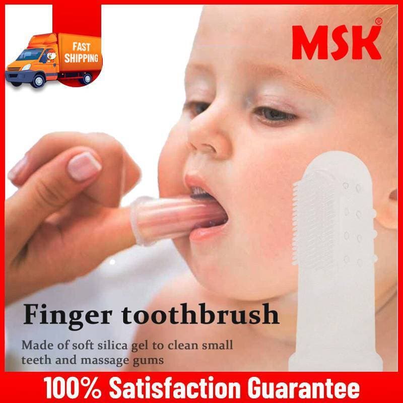Silicone Baby Finger Tooth Brush Soft Rubber