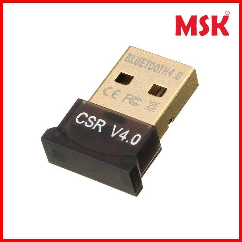 MSK USB Bluetooth 4.0 Wifi Dongle Adapter For Pc Laptop - Black