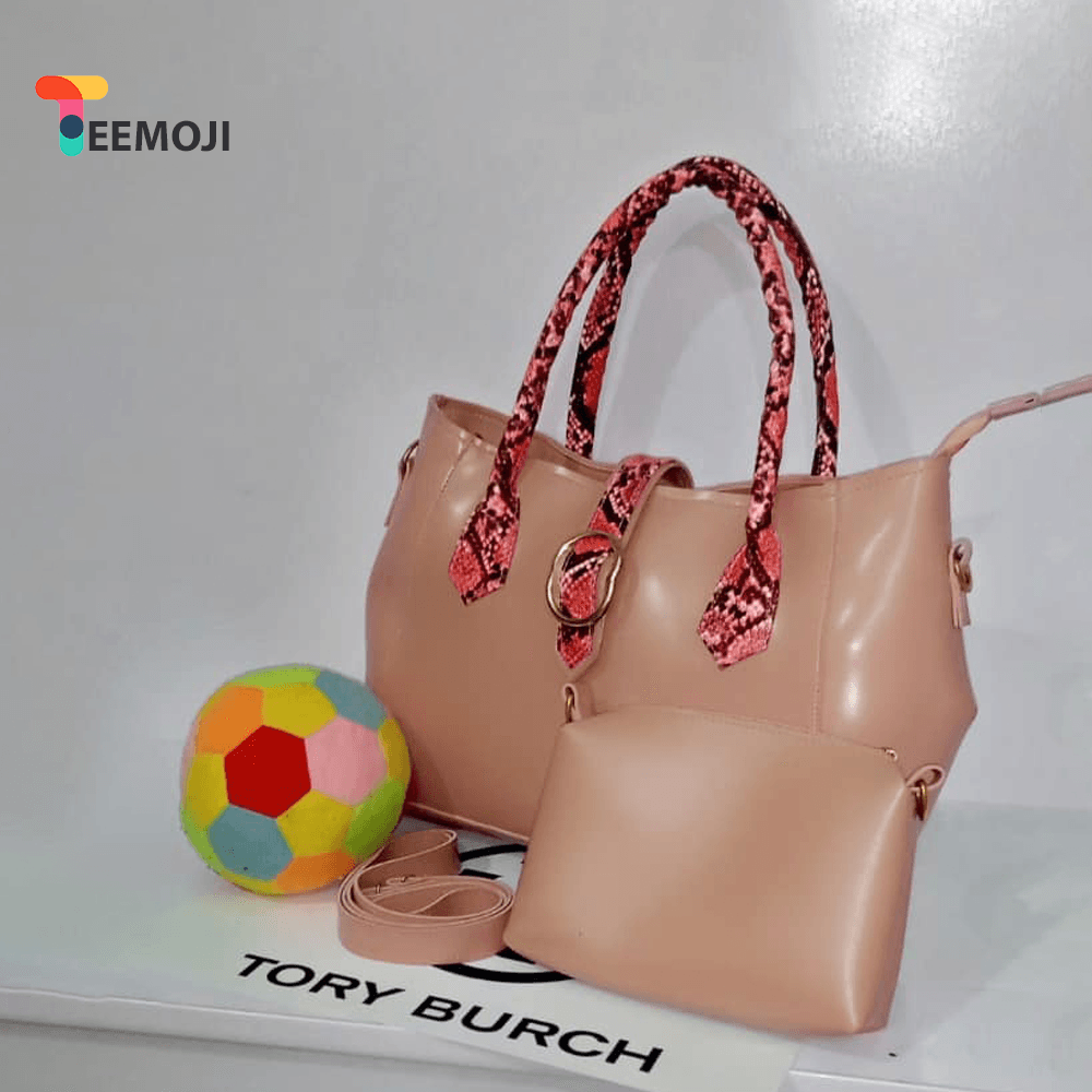 1-Set - Handbags for Women - Peach