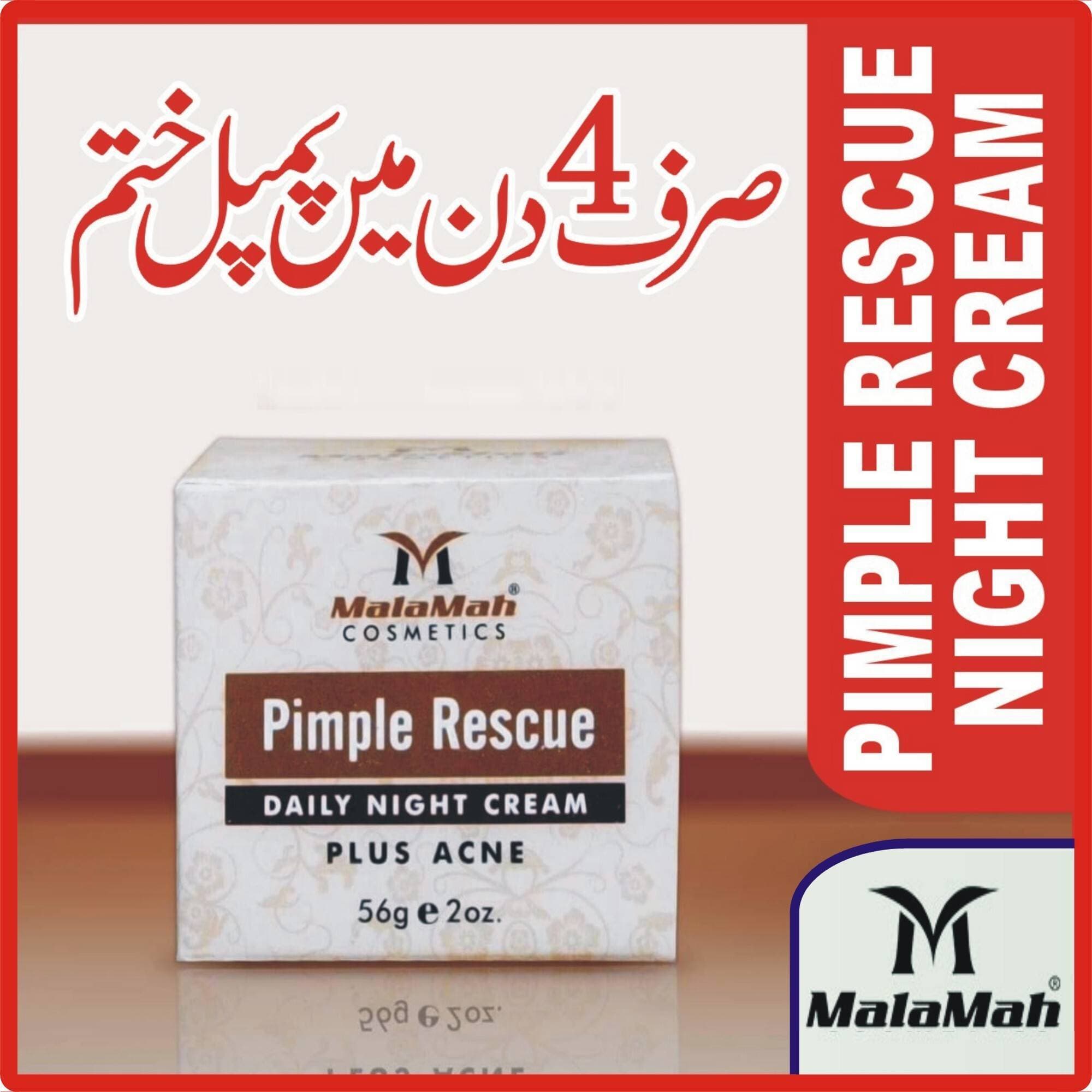 Pimple Rescue Daily Night Cream Antiacne & Anti Pimple Cream (4 Days Effective) 56G