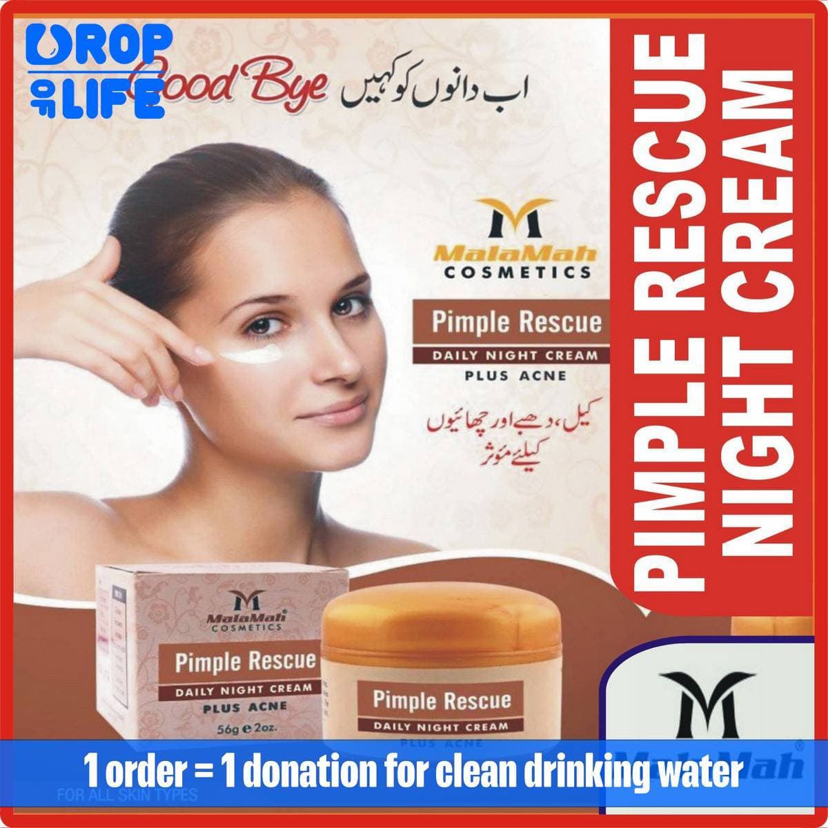 Pimple Rescue Daily Night Cream Antiacne & Anti Pimple Cream (4 Days Effective) 56G