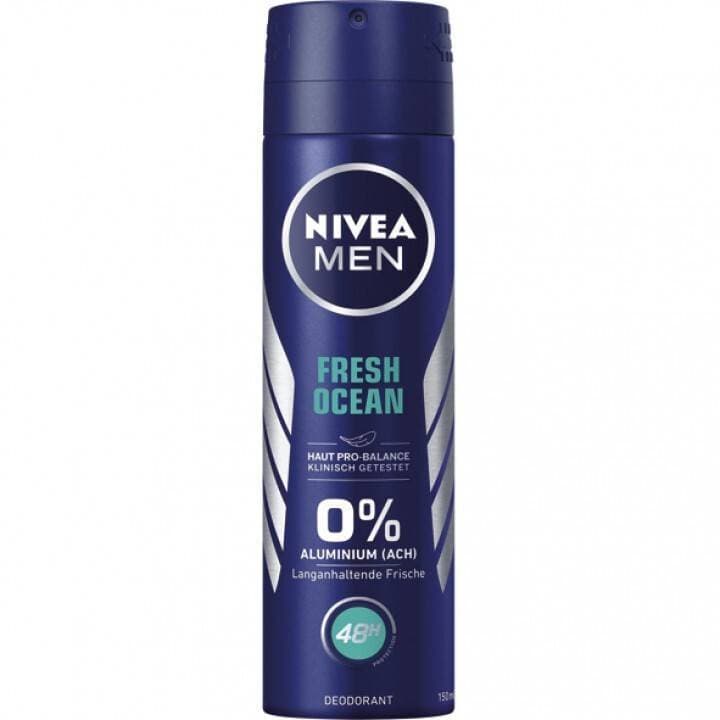 Body Spray Fresh Ocean, Deodorant For Men, Aqua Scent, Spray 150Ml