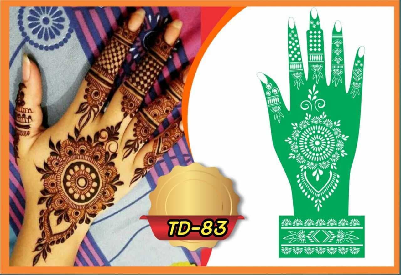 Stencils Mehndi Sticker Design - TD83