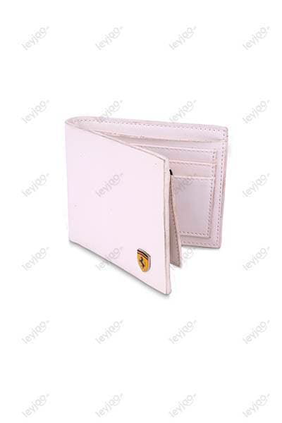 Ferrari Mens Wallet - White