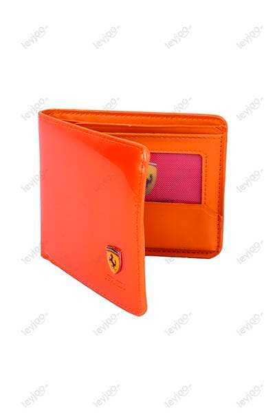 Ferrari Mens Wallet - Orange
