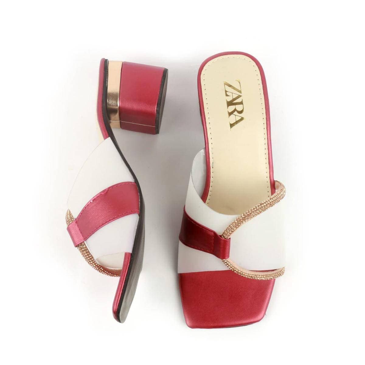 Women'S Block Mules Heel Slide-On 2 Inch