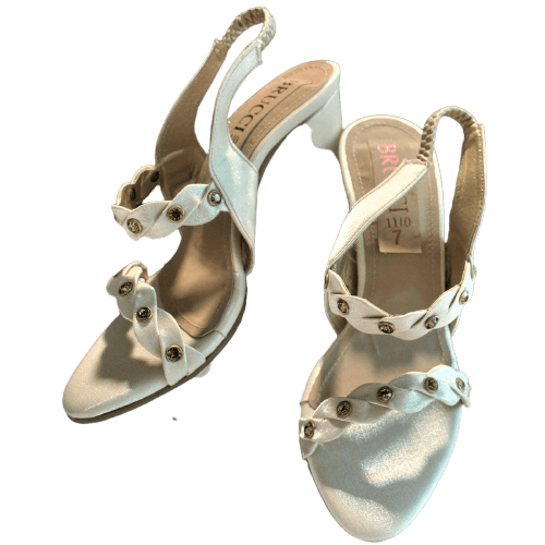 Elegant Casual And Stylish Comfortable Block Heel Rhinestones Twisted
