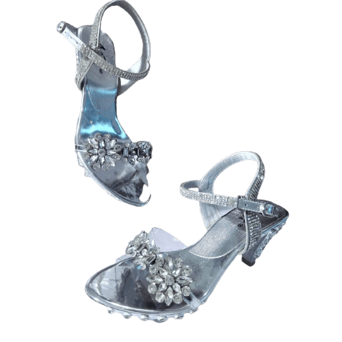 Pearl Shoes Comfortable Bridal And Party Heel Transparent Upper