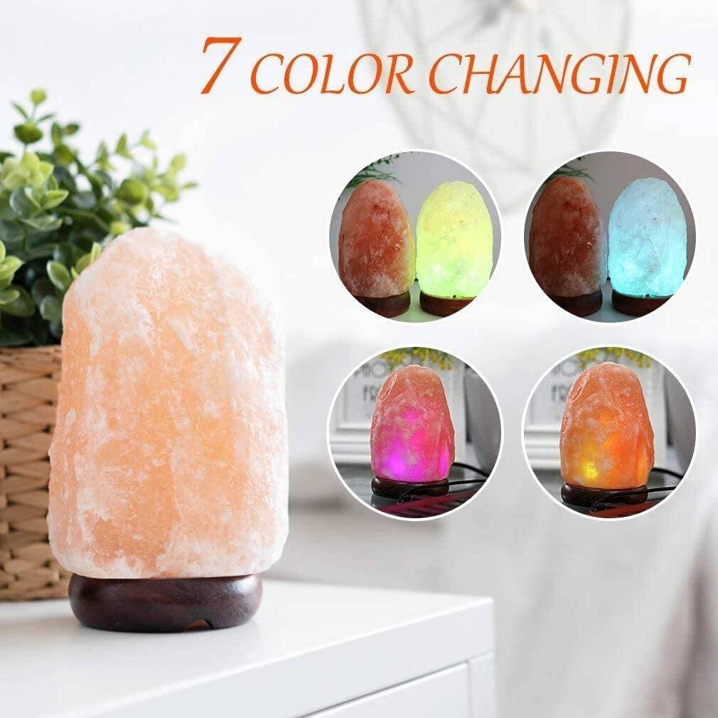 7 Color Changing Usb Himalayan Salt Lamp For Home Decoration
