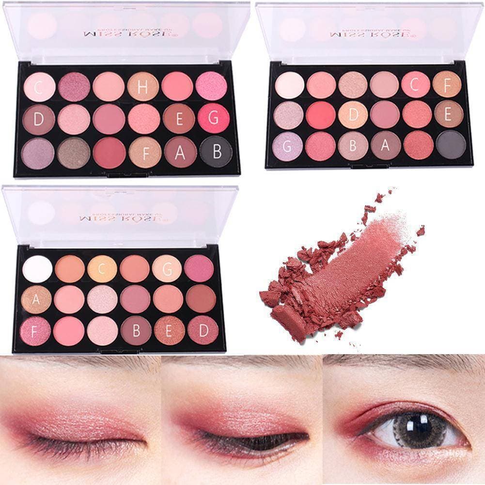 MISS ROSE 18 Colors Eye Shadow Pallet Highly Pigmented
