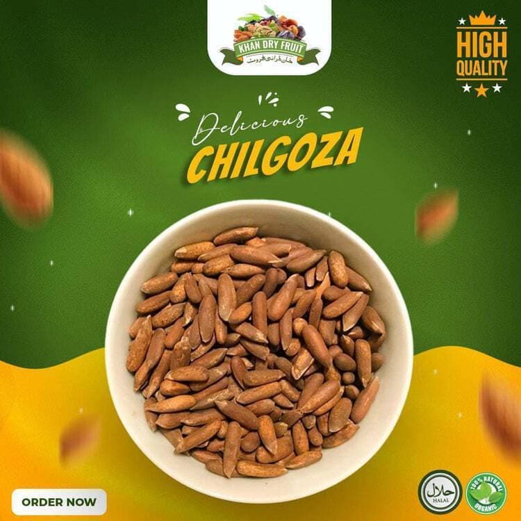 Chilgoza Pine Nuts 1KG Pack From Afghanistan