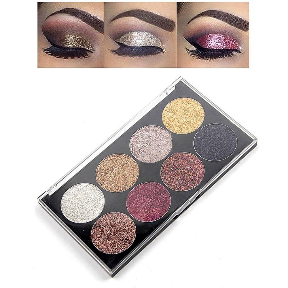 Miss Rose Glitter Palette 8 Glitters