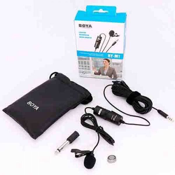 Boya BY-M1- Omnidirectional Lavalier Microphone For All Devices