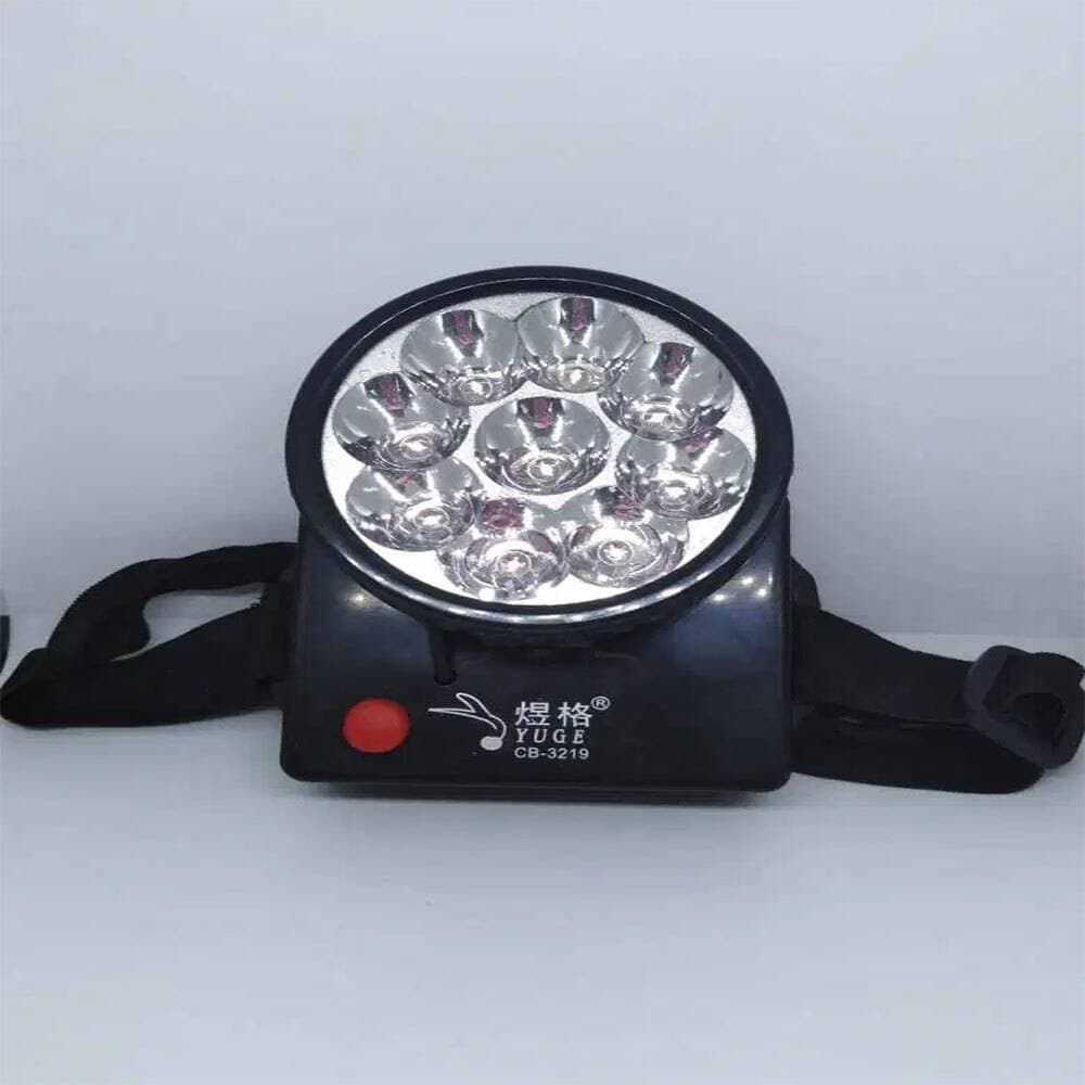 9LED Rechargeable Headlight CB-3219 Stock Lot