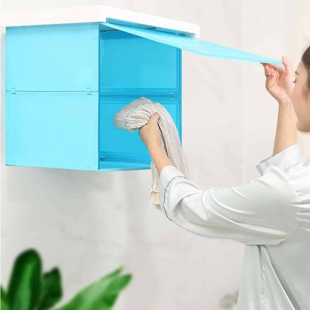 Bathroom Folding Storage Cabinet bathroom Shower Clothes Storage Waterproof