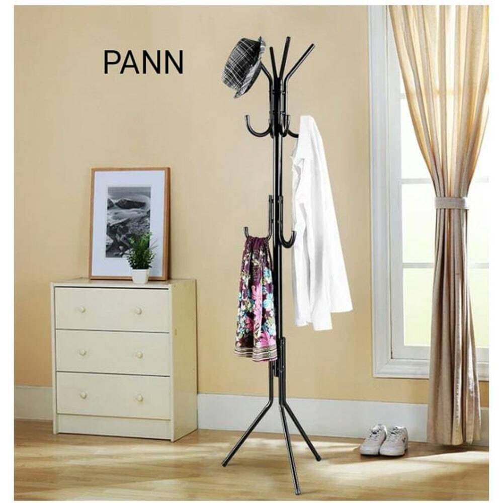 Creative Coat Rack Coat Hanger Bedroom Stand Clothes Rack Living Room Single Pole Storage Hanger