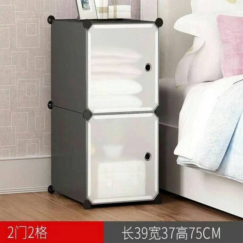 C2 Two Doors Magic Wardrobe Cabinet Cube Storage Bedroom Wardrobe Cabinet