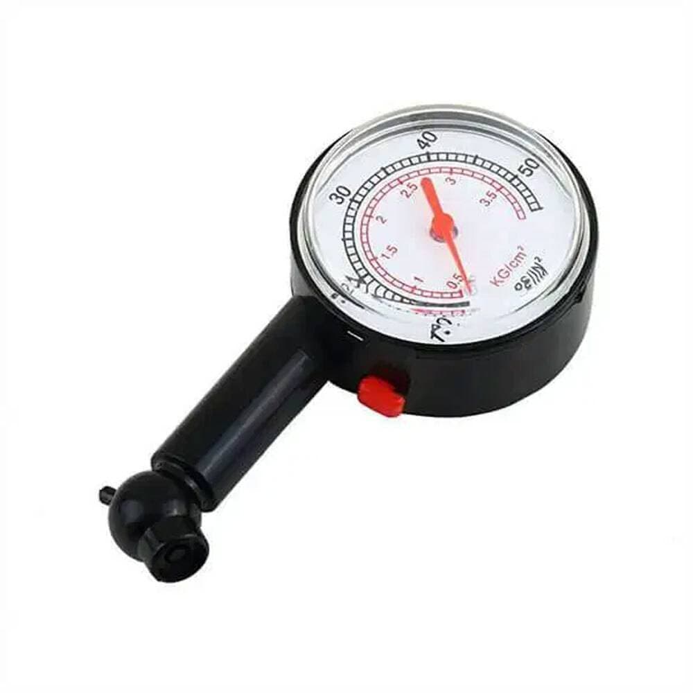 Motor Car Bike Mini Tire Gauge Pressure - Black