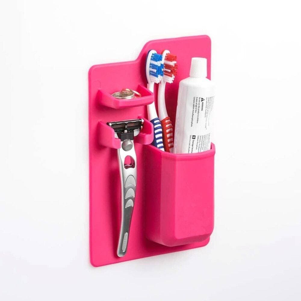 Waterproof Silicone Mighty Toothbrush Holder Storage