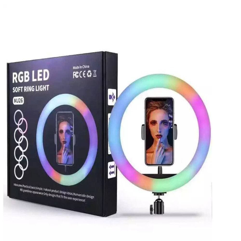 RGB LED SOFT RING LIGHT MJ26 26CM FOR TIK TOK AND SELFIE SHOOT