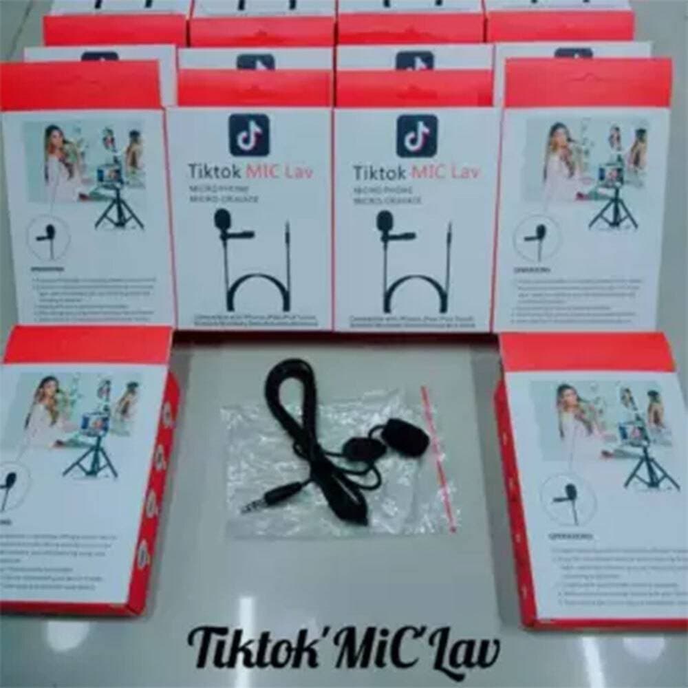 PROFESSIONAL TIK TOK LAVALIER MIC Home Professional Tik Tok Lavalier Mic