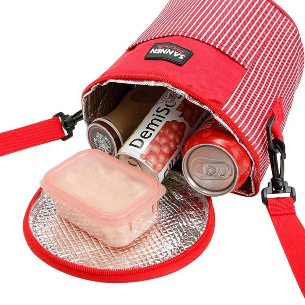 Portable Lunch Bag Small Insulation Family Picnic Cold Ice Box - Multi