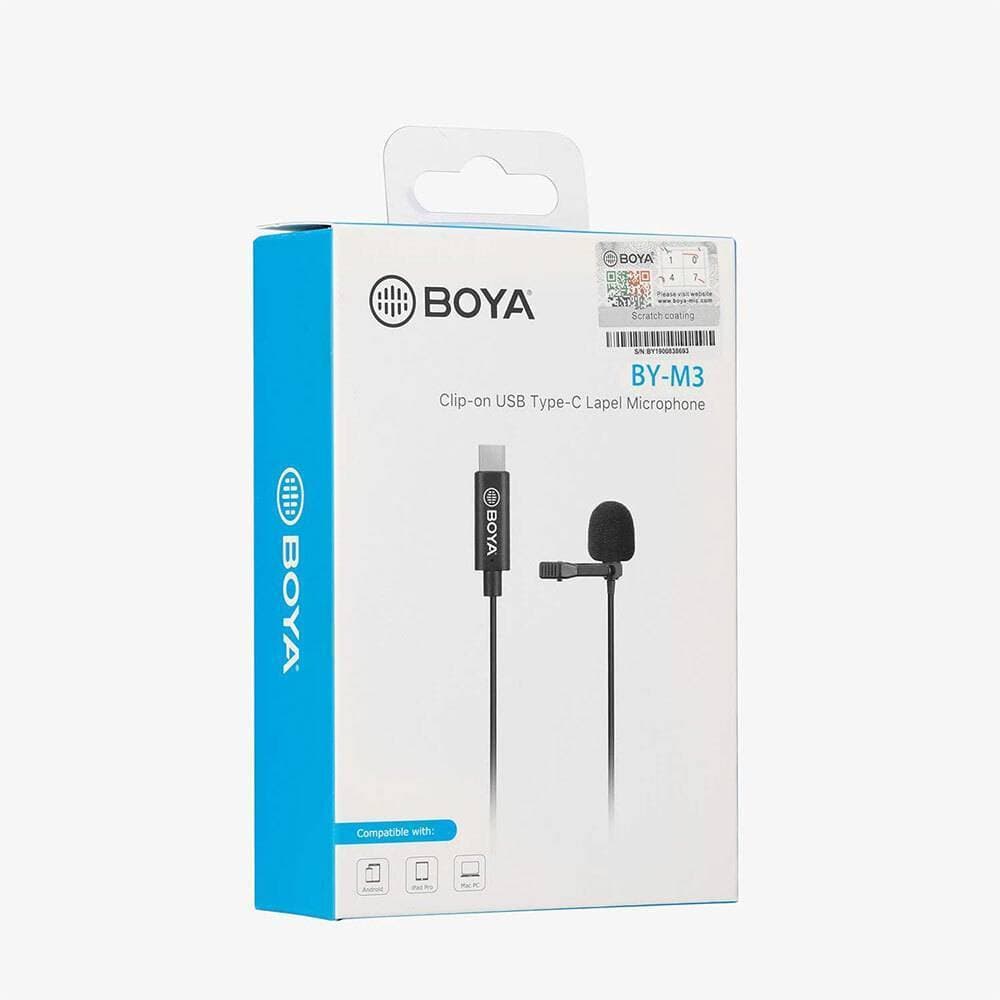 Latest Mic Boya M3 Lavalier Collar Microphone For Type-c Devices Android