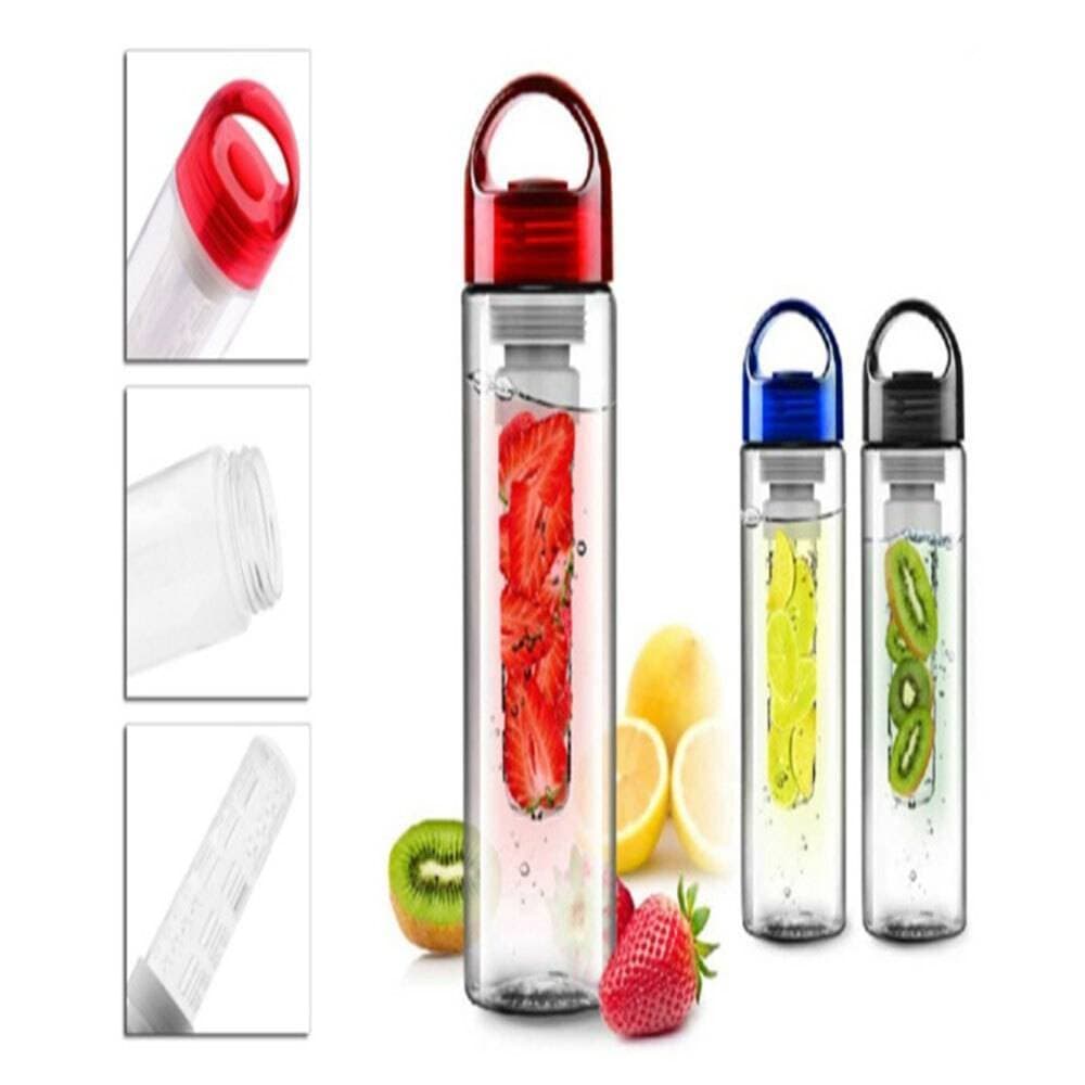 DETOX 600ml Plastic Water Bottle