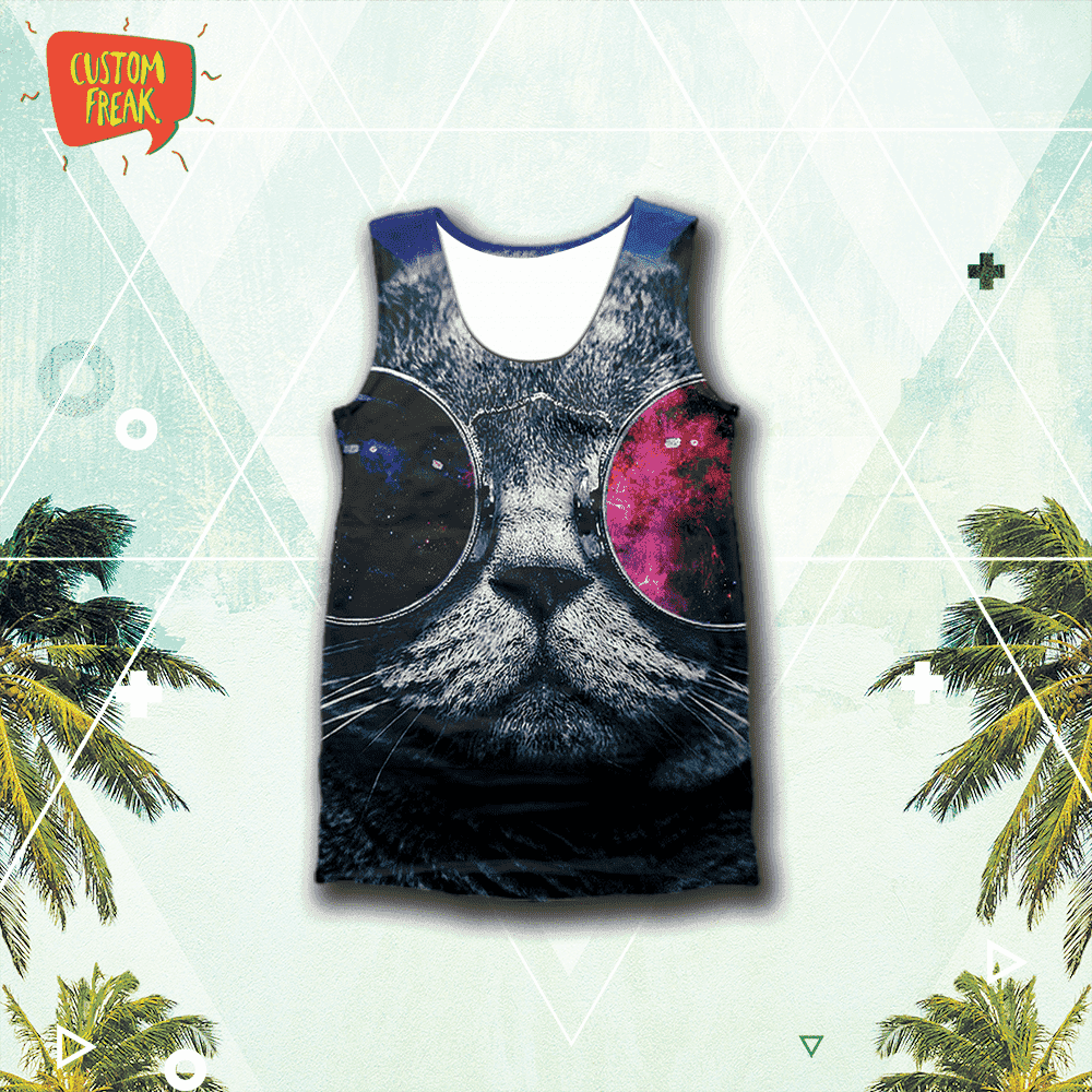 Sale Galaxy Cat - Tank Tops For Men