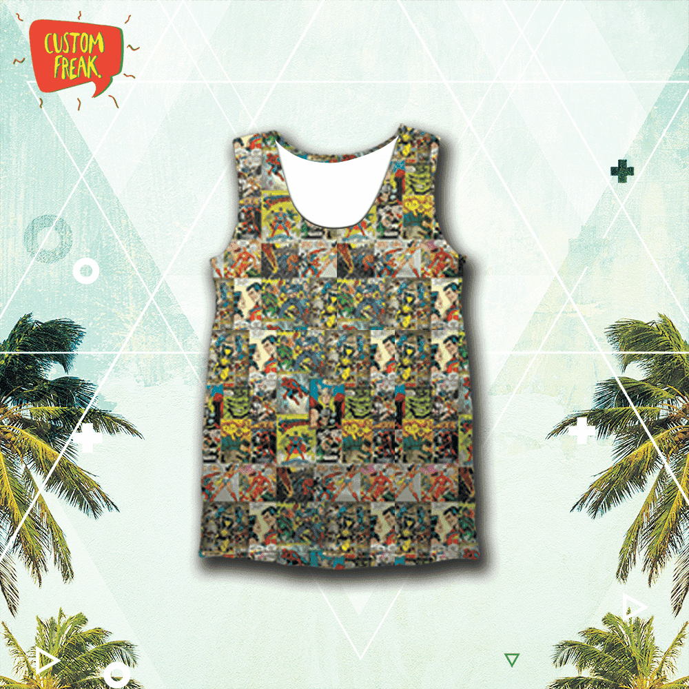 Sale Marvel Comic - Tank Tops For Men