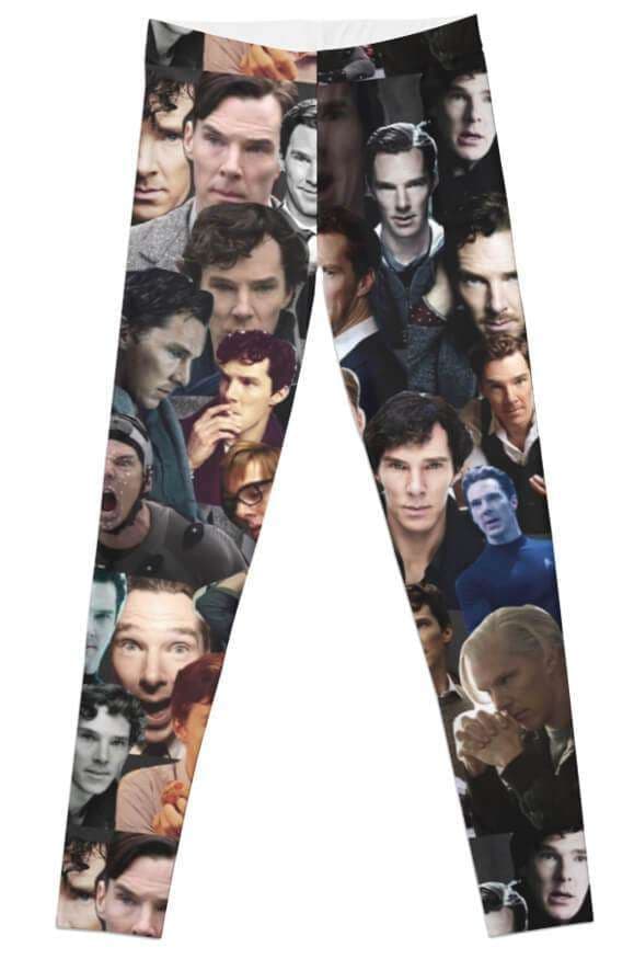 Benedict Cumberbatch  Leggings Jersey Fabric For Ladies