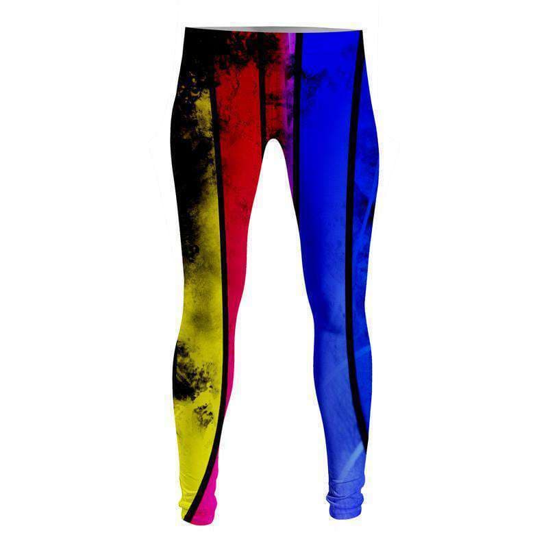 Multicolors Leggings Jersey Fabric For Ladies