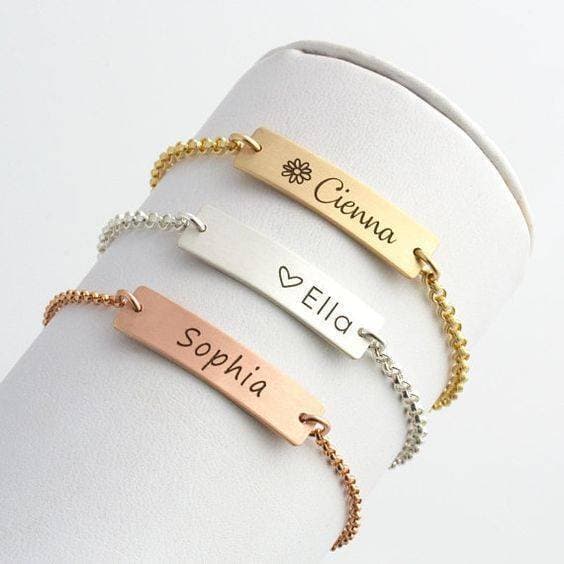 Customized Name ID Bracelet For Women - Cienna, Alla, Sophia